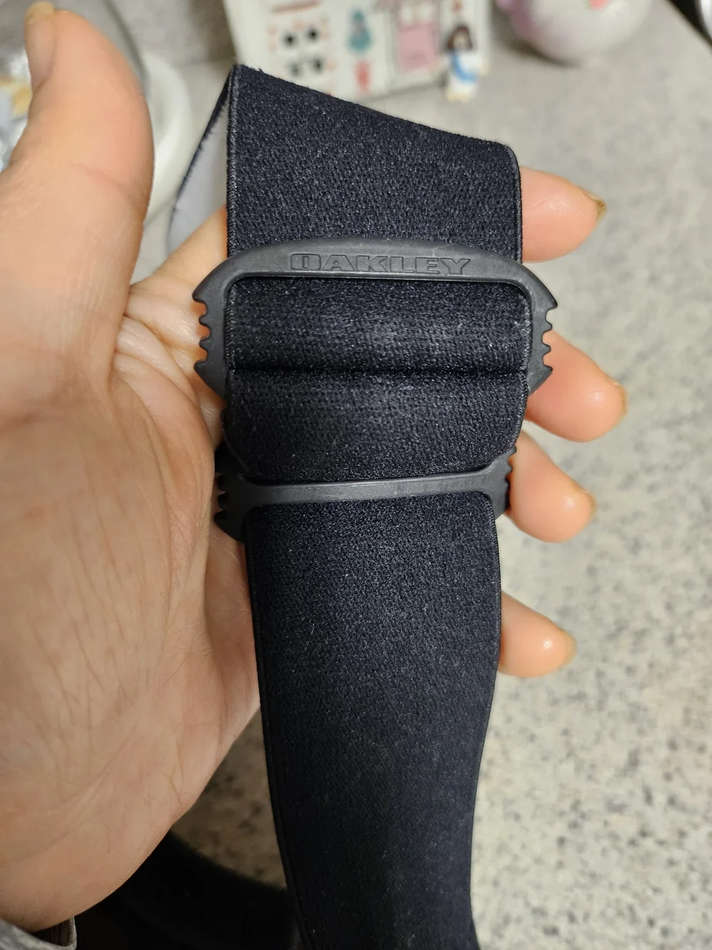 Oakley Black Goggles with Amber Lens